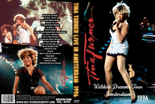 TINA TURNER Live In Amsterdam Wildest Dreams Tour 1996 DVD