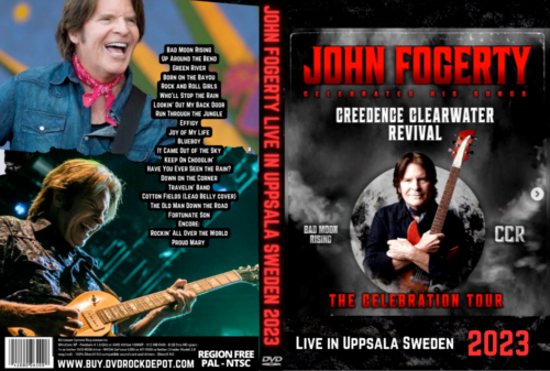 John Fogerty Live in Uppsala Sweden 05-06-2023 DVD