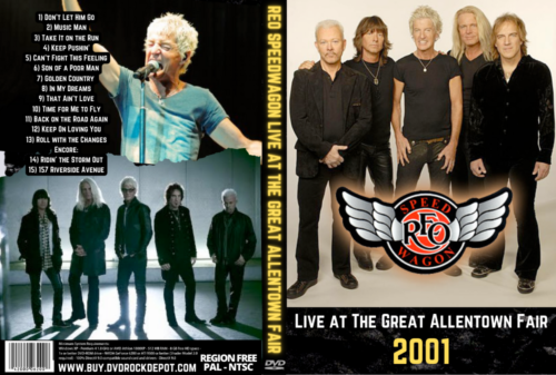 REO SPEEDWAGON Live at The Great Allentown Fair 2001 DVD