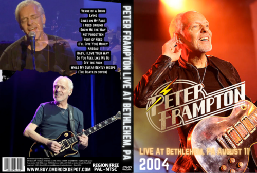 PETER FRAMPTON LIVE At Bethlehem, PA August 11 2004 DVD
