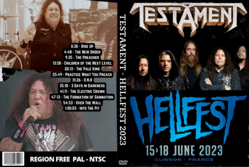 TESTAMENT Live at Hellfest 2023 DVD