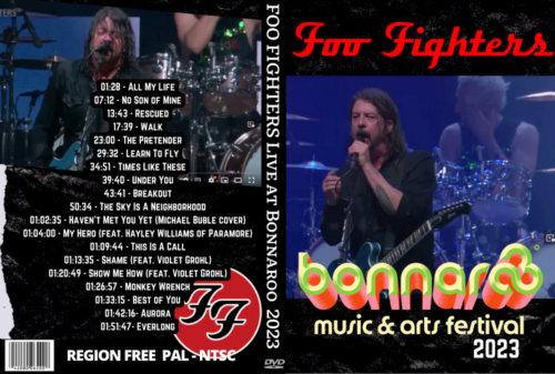 FOO FIGHTERS Live at Bonnaroo Music & Arts Festival 2023 DVD