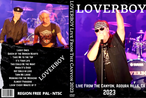 LOVERBOY Live From The Canyon, Agoura Hills, CA 2022 DVD