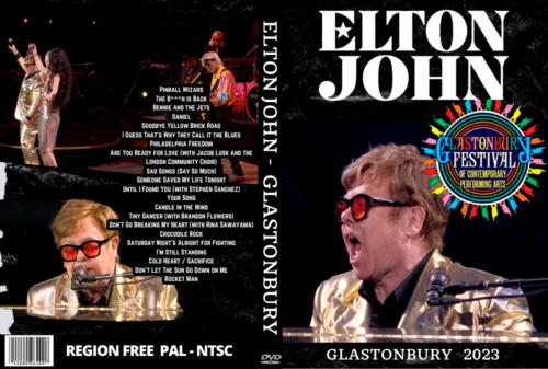 ELTON JOHN Live at Glastonbury Festival 2023 DVD