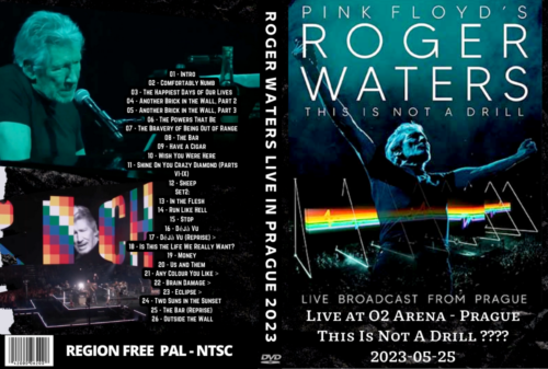 ROGER WATERS LIVE IN PRAGUE 2023 DVD