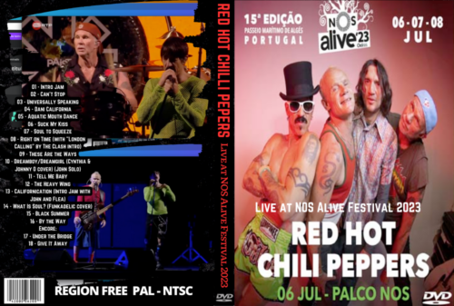Red Hot Chili Peppers Live at NOS Alive Festival 2023 DVD