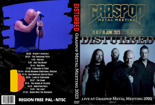 DISTURBED Live at Graspop Metal Meeting 2023 DVD