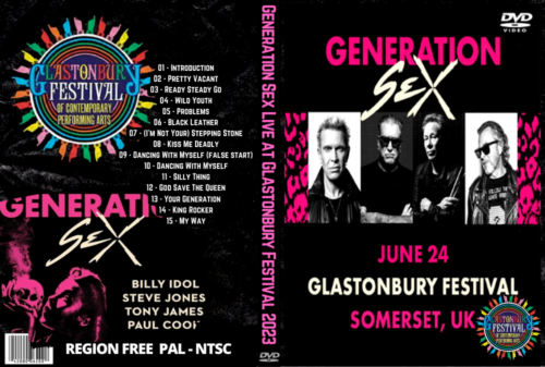Generation Sex Live at Glastonbury Festival 2023 DVD