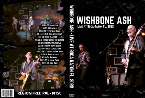 WISHBONE ASH Live at Boca Raton FL, 2022 DVD