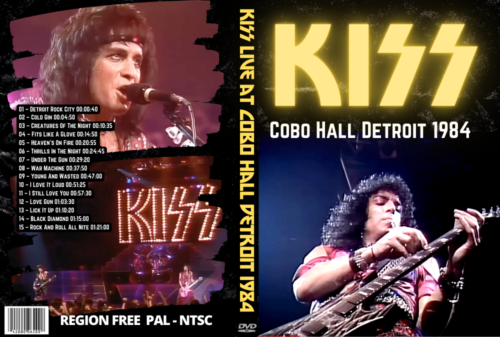 KISS Live at Cobo Hall Detroit 1984 DVD