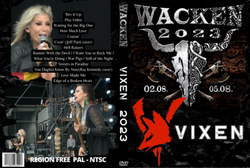 VIXEN Live At Wacken Open Air 2023 DVD