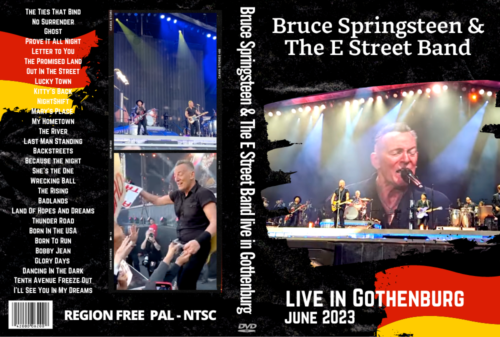 Bruce Springsteen & The E Street Band live in Gothenburg  24-06-23 DVD (2 DVD Set)