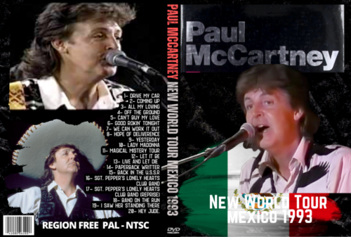Paul McCartney New World Tour Mexico 1993 DVD