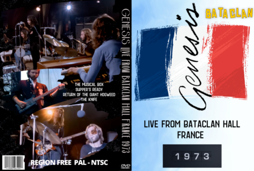 GENESIS Live from Bataclan Hall France 1973 DVD