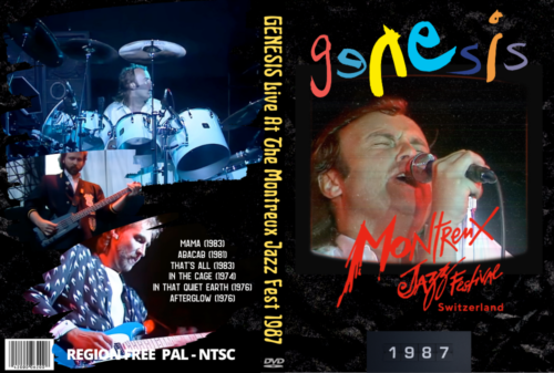 GENESIS Live At The Montreux Jazz Fest, Switzerland 05-16-1987 DVD