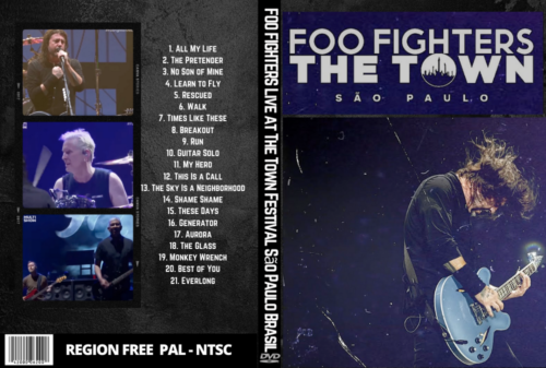 FOO FIGHTERS Live at The Town Festival São Paulo Brasil 2023 DVD
