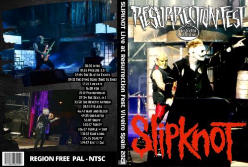 SLIPKNOT Live at Resurrection Fest Viveiro Spain 2023 DVD