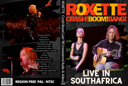 ROXETTE Crash! Boom! Live! ’95 (remastered Audio & Video) DVD