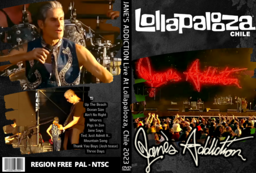 JANE'S ADDICTION Live At Lollapalooza, Chile 2023 DVD