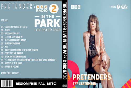 THE PRETENDERS LIVE IN THE PARK 2 BBC RADIO DVD