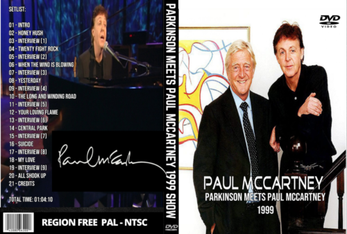 PARKINSON MEETS PAUL MCCARTNEY 1999 SHOW DVD