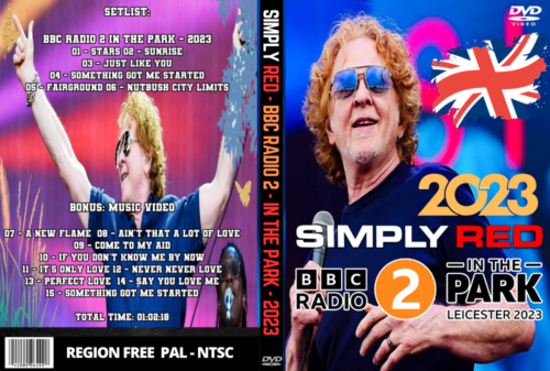 SIMPLY RED - BBC RADIO 2 - IN THE PARK - 2023 DVD