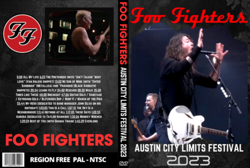 FOO FIGHTERS Live at the Austin City Limits Festival 2023 DVD