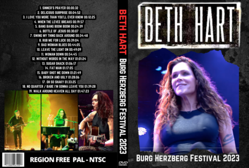BETH HART Live at Burg Herzberg Festival 2023 DVD