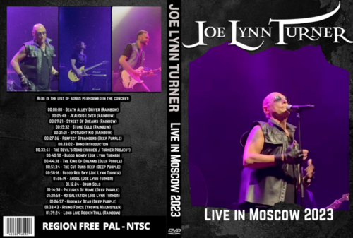 JOE LYNN TURNER Live in Moscow 2023 DVD