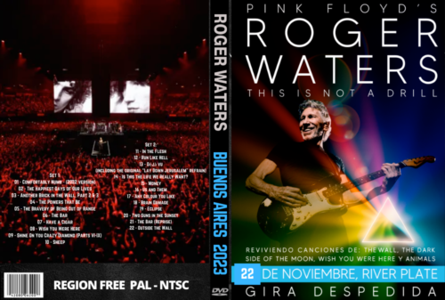 ROGER WATERS Live at River Plate Stadium, Buenos Aires Argentina 11-22-2023 DVD