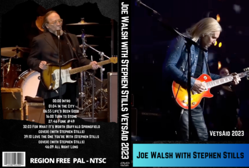 Joe Walsh with Stephen Stills Live at VetsAid 2023 DVD