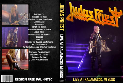 JUDAS PRIEST LIVE AT Kalamazoo, MI 2022 DVD
