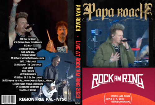PAPA ROACH Live at Rock Am Ring 2023 DVD