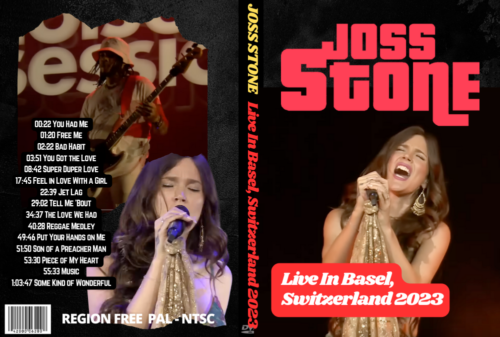 JOSS STONE Live In Basel, Switzerland 2023 DVD