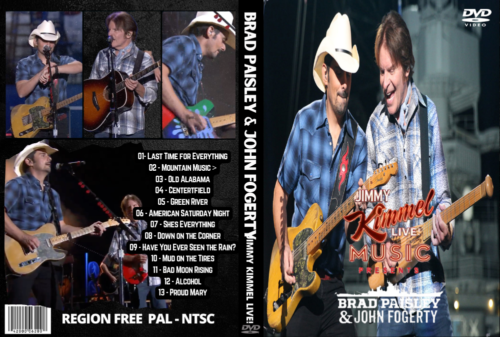 Brad Paisley & John Fogerty - Jimmy Kimmel Live 2017 DVD