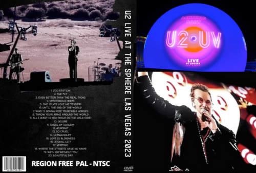 U2 Live at the Sphere Las Vegas 2023 DVD