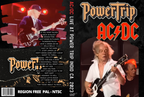AC/DC Live At Power Trip Indio CA. 2023 DVD | DVD Rock Depot