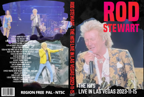 Rod Stewart - The Hits Live in Las Vegas 2023-11-15 DVD