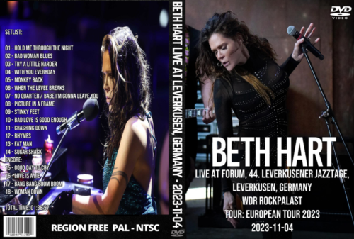 BETH HART LIVE AT LEVERKUSEN, GERMANY - 2023-11-04 DVD