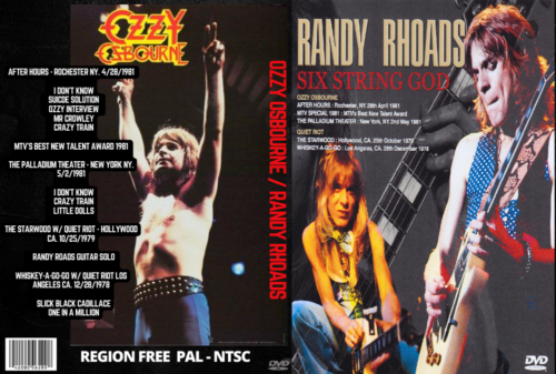 OZZY OSBOURNE WITH RANDY RHOADS SPECIAL COMPILATION DVD