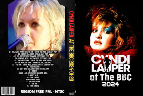 CYNDI LAUPER Live at The BBC 2024-01-20 DVD