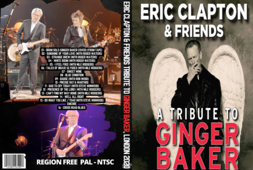 Eric Clapton Tribute to Ginger Baker Eventim Apollo in London 2020-02-17 DVD