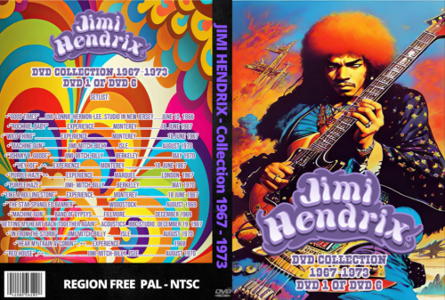 JIMI HENDRIX Collection 1967 - 1973 (5 DVDS)