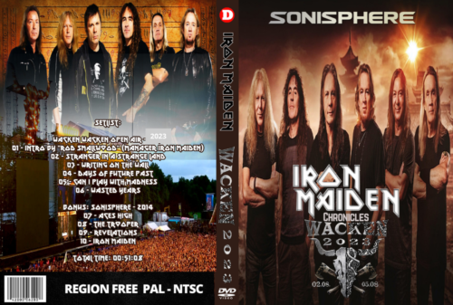 IRON MAIDEN WACKEN 2023 SONISPHERE 2014 DVD