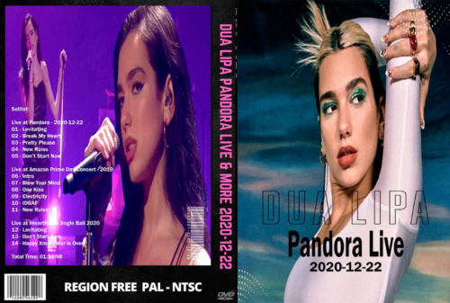 DUA LIPA Pandora Live & More 2020-12-22 DVD
