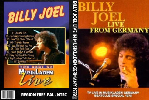 BILLY JOEL LIVE IN MUSIKLADEN GERMANY 1978 DVD