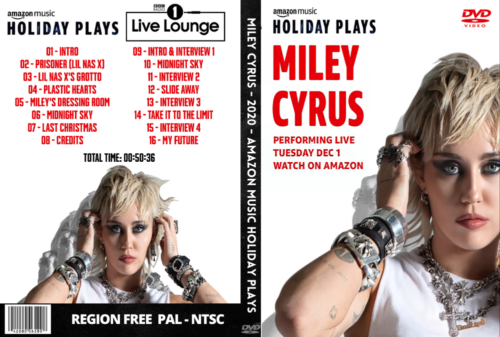 Miley Cyrus - Amazon Music Holiday Plays 2020  DVD