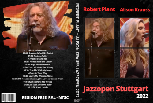Robert Plant - Alison Krauss Live at Jazzopen 2022  DVD
