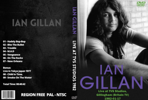 Ian Gillan Live at TVS Studios 1982 DVD