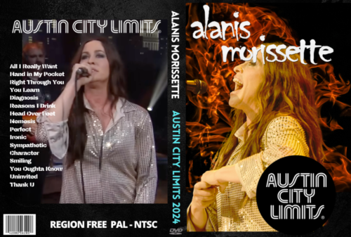 ALANIS MORISSETTE Live at Austin City Limits 2024 DVD
